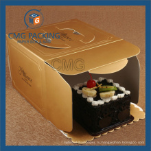 Обработка золотого цвета Обработка крафт-кекса (коробка CMG-cake-008)